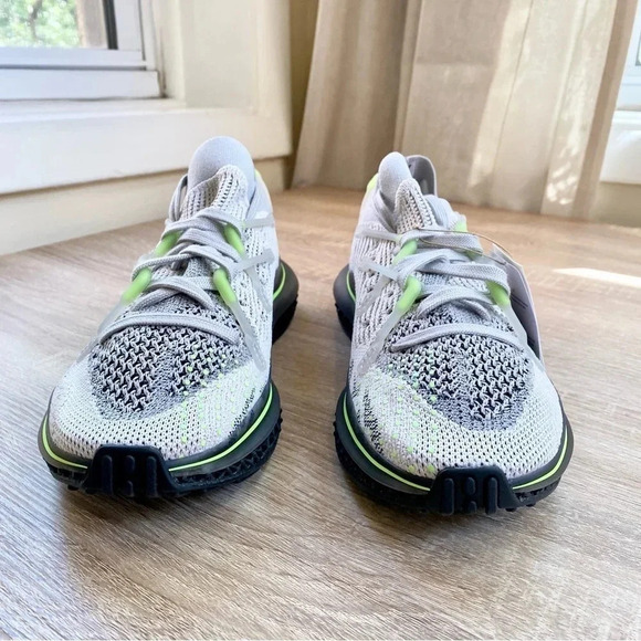 NWT Adidas Originals 4D Fusio Sneakers Shoes Running Grey Solar Yellow Women 9 - Picture 13 of 17